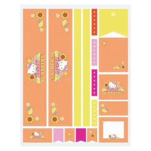 Hello Kitty x Erin Condren Sticker Sheet (Hello Sunshine) SANRIO