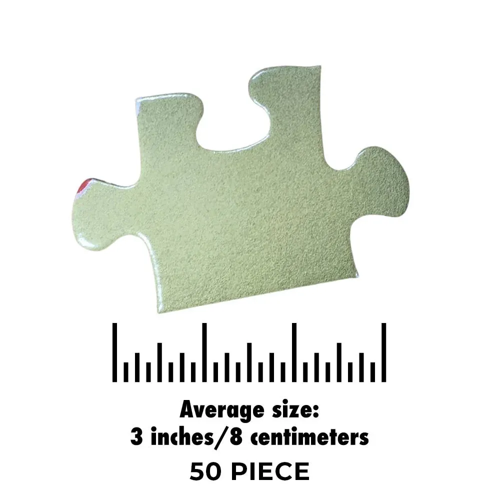 Hot Rod Sunset Jigsaw Puzzle Bits and Pieces