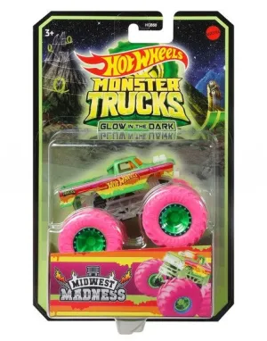Hot Wheels 1:64 Glow In The Dark Monster Trucks Midwest Madness