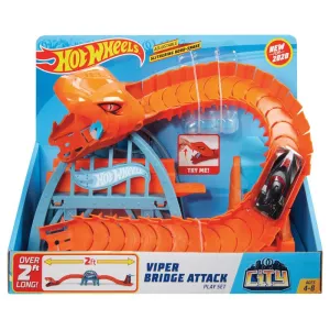 Hot Wheels City Viper Bridge Attack Playset