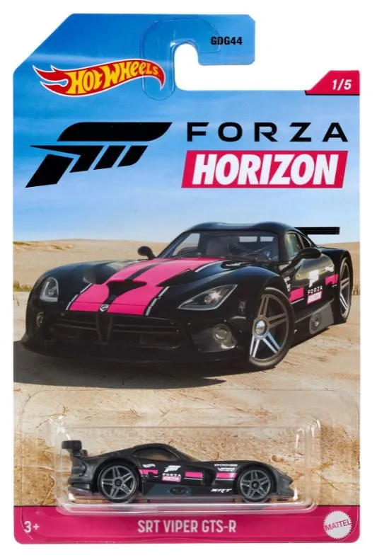 Hot Wheels Theme Automotive Vehicle Forza Horizon 1/5 Srt Viper GTs-R