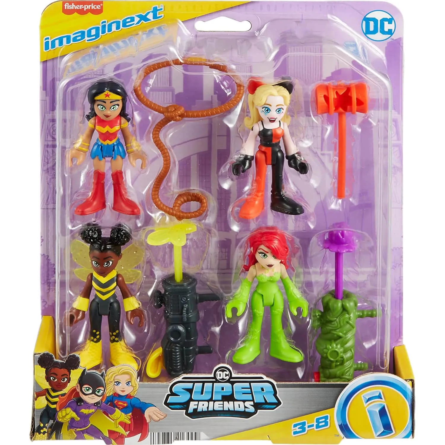 Imaginext DC Super Friends Rivals Pack 8-Piece Figure Set
