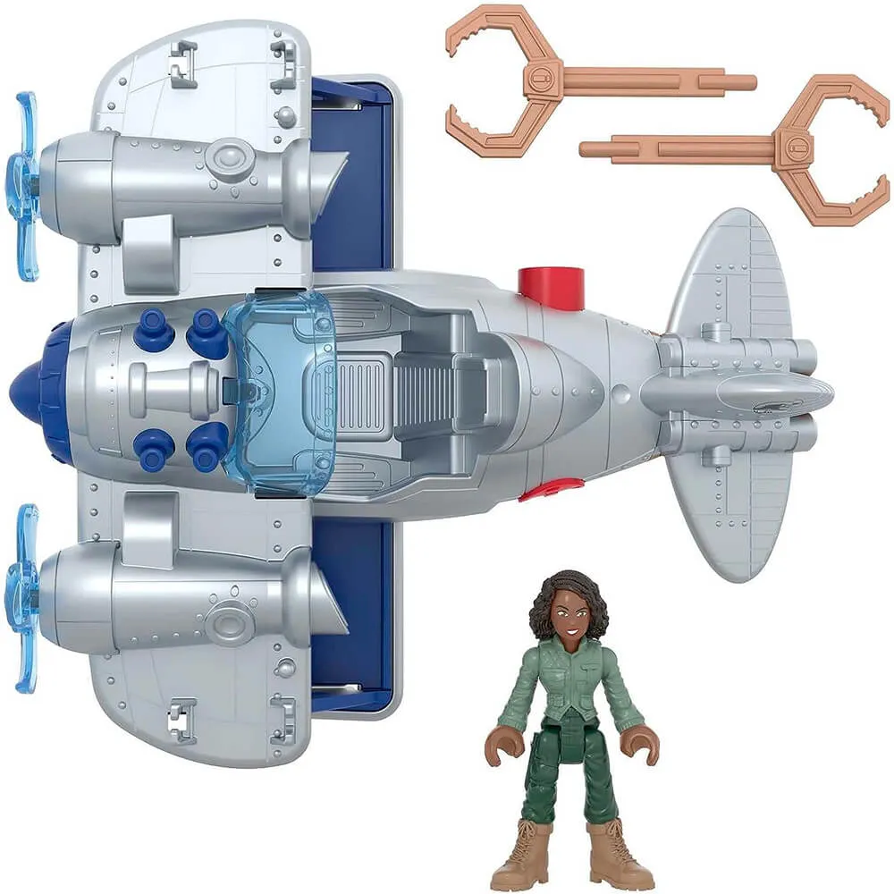 Imaginext Jurassic World Air Tracker Kayla & Plane Playset