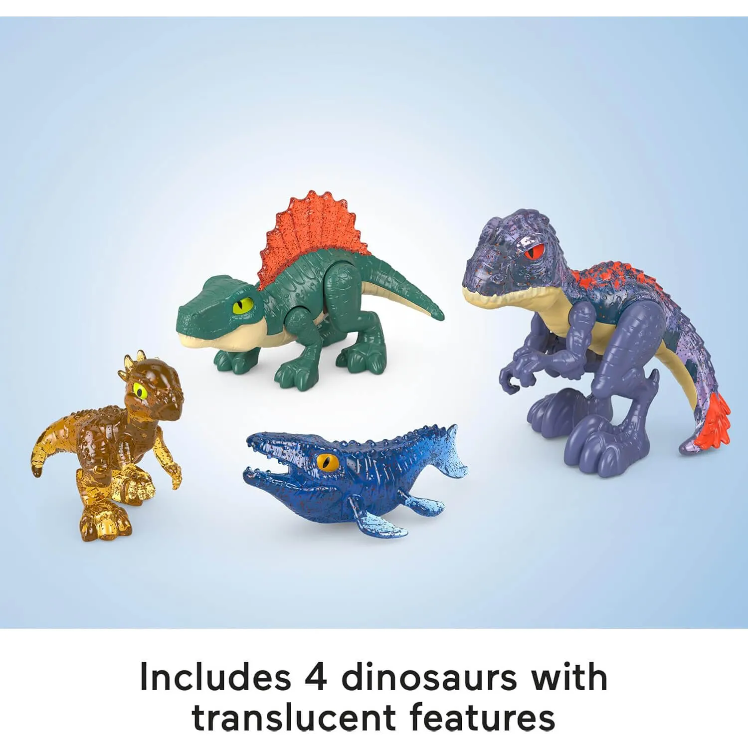 Imaginext Jurassic World Evo-Scanner Multi-Pack Light-Up Dinosaur Playset