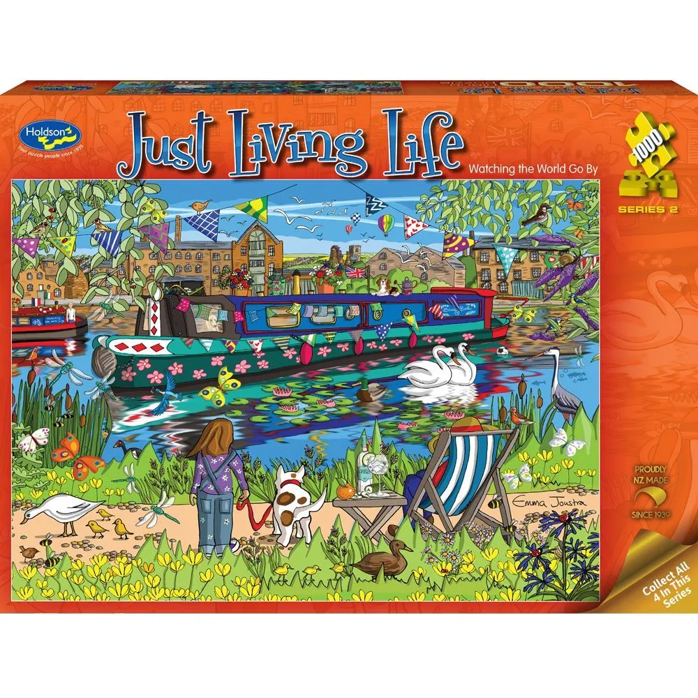Just Living Life 1000 Piece Puzzle Watching The World Go By