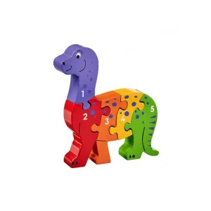 Lanka Kade Wooden 1-5 Puzzle Dinosaur