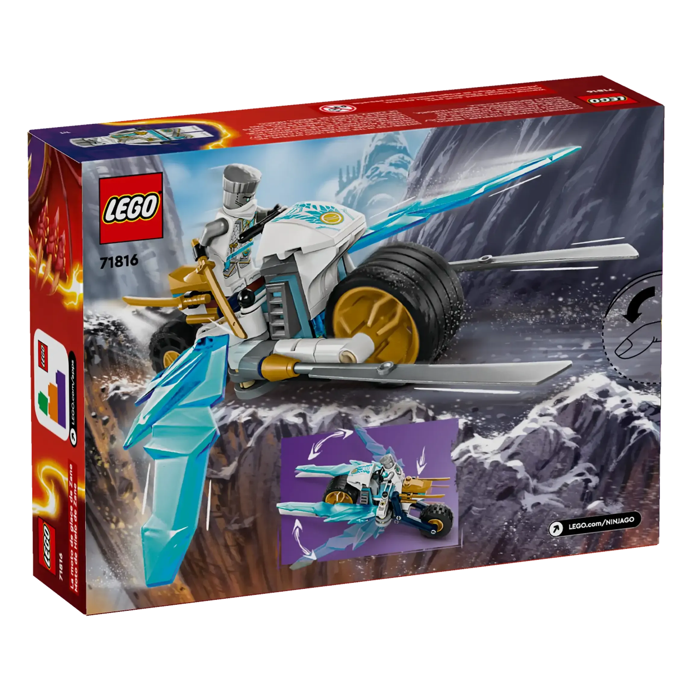 LEGO 71816 NINJAGO Zane's Ice Motorcycle