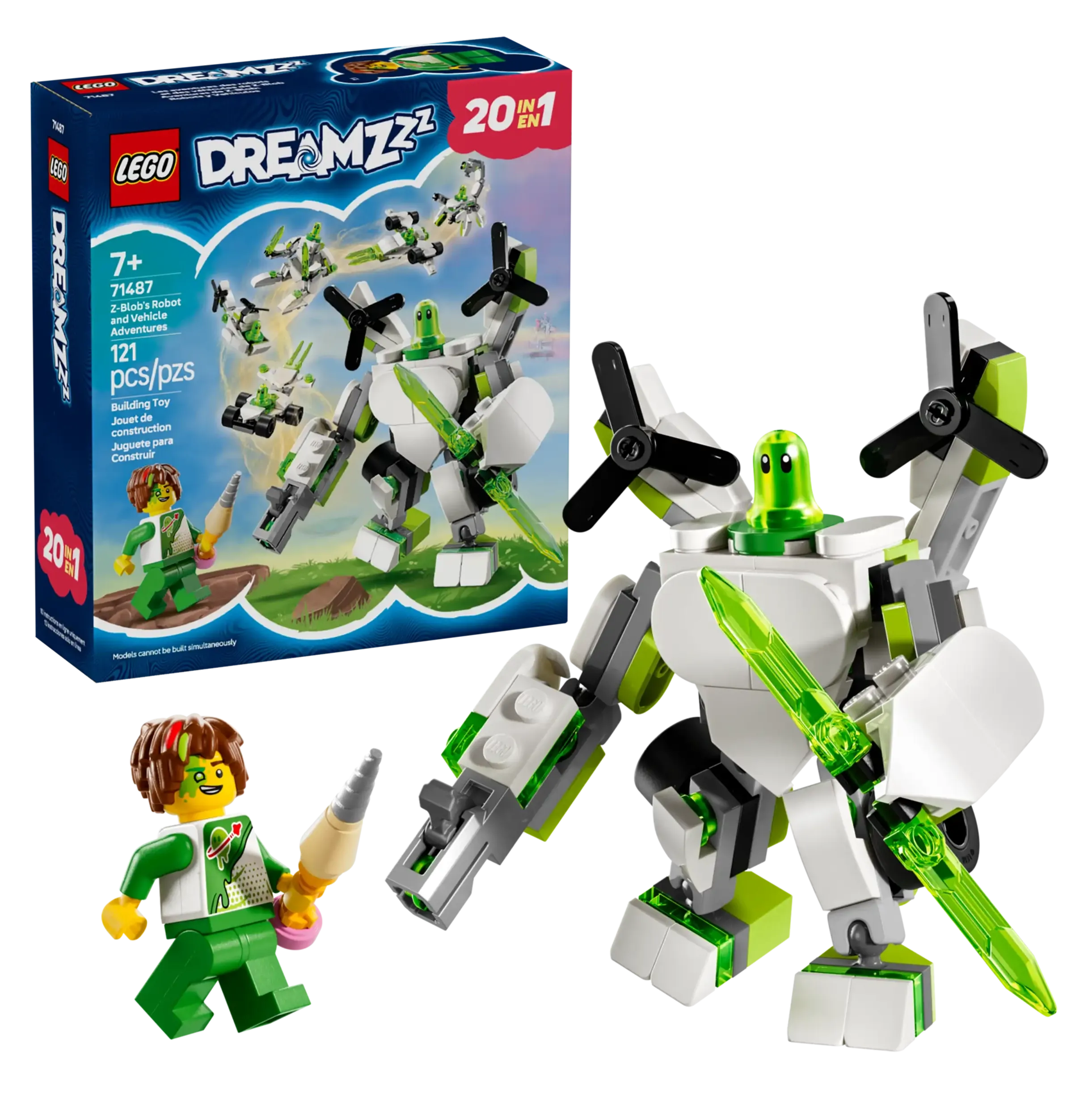 LEGO DREAMZZZ 71487 Z-Blob's Robot and Vehicle Adventures