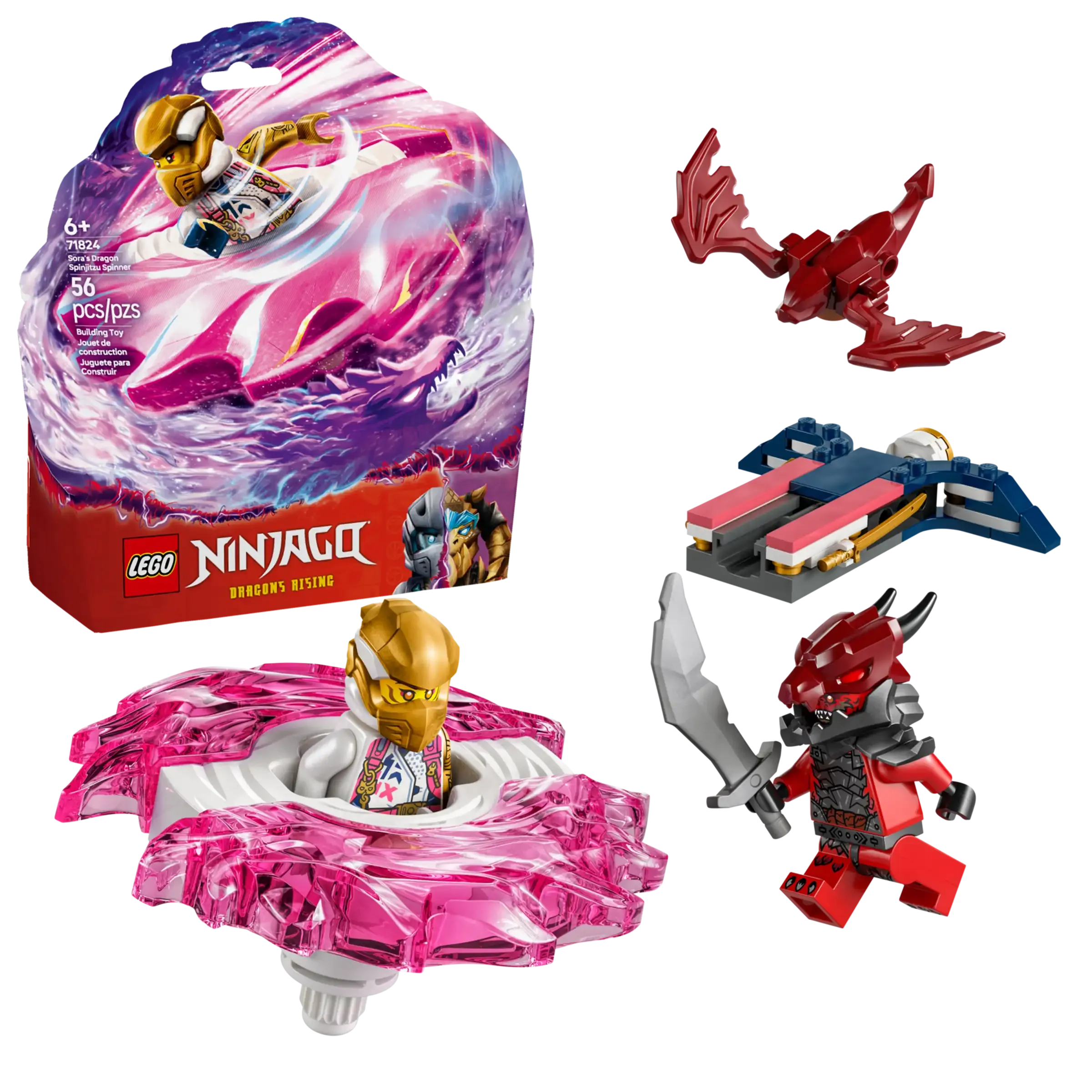 LEGO NINJAGO 71824 Sora's Dragon Spinjitzu Spinner
