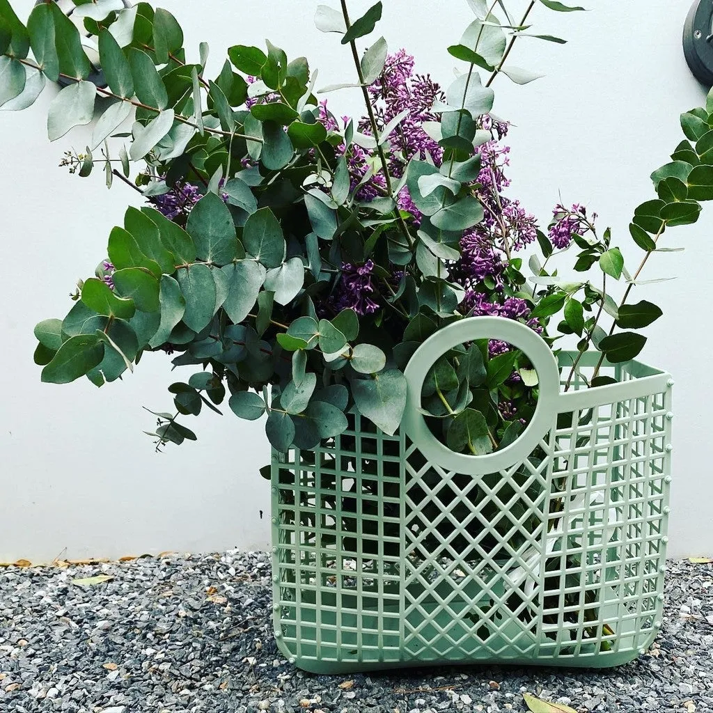 Liewood Bloom Basket | Dusty Mint
