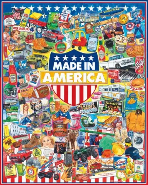 Made In America (1183pz) - 1000 Piece Jigsaw Puzzle White Mountain