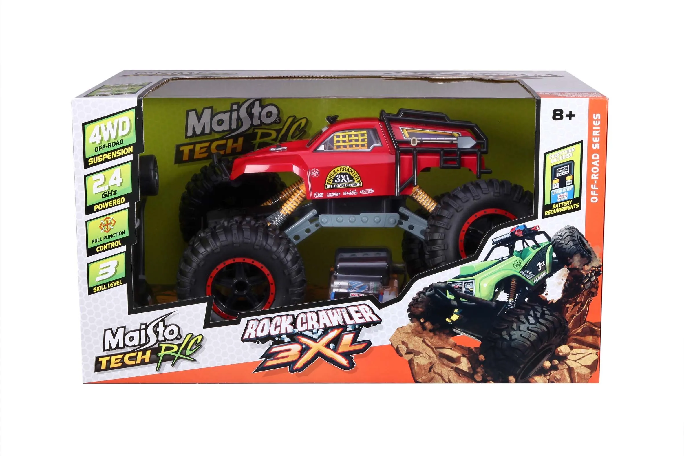 MAISTO REMOTE CONTROL ROCK CRAWLER 3XL ASSORTED STYLES