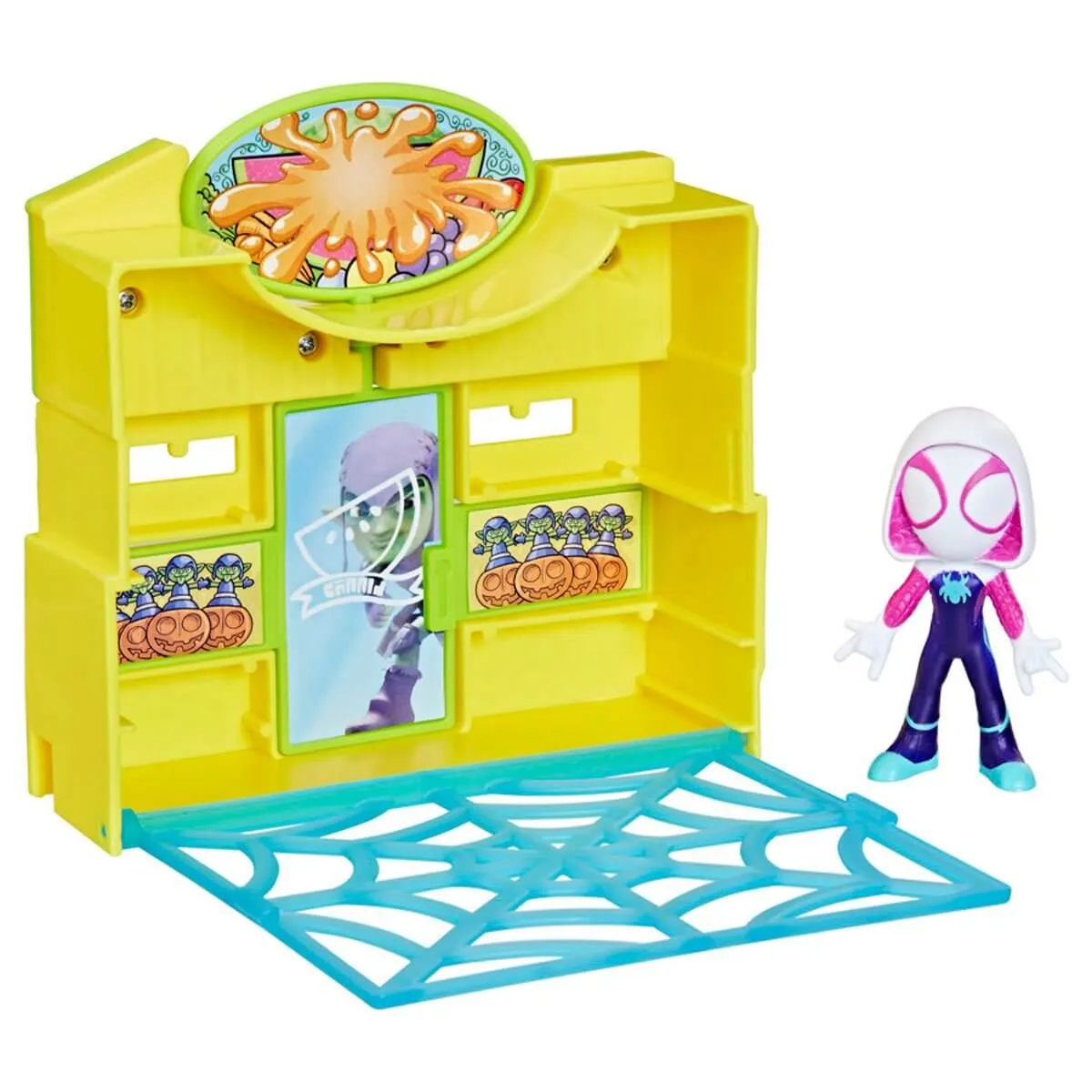 Marvel Spidey and Spidey and His Amazing Friends Ghost Spider Supermarket Playset