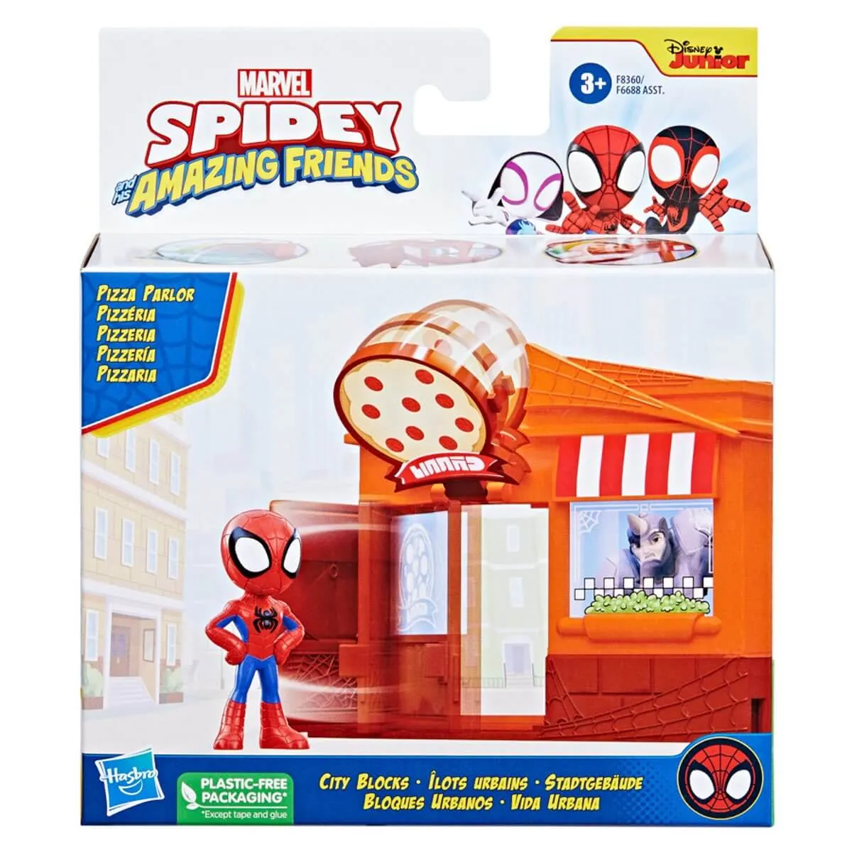 Marvel Spidey and Spidey and His Amazing Friends Spidey Pizza Parlor Playset