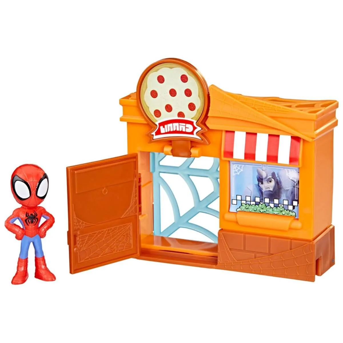 Marvel Spidey and Spidey and His Amazing Friends Spidey Pizza Parlor Playset