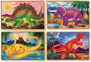 Melissa & Doug 13791 Dinosaurs Puzzles in a Box