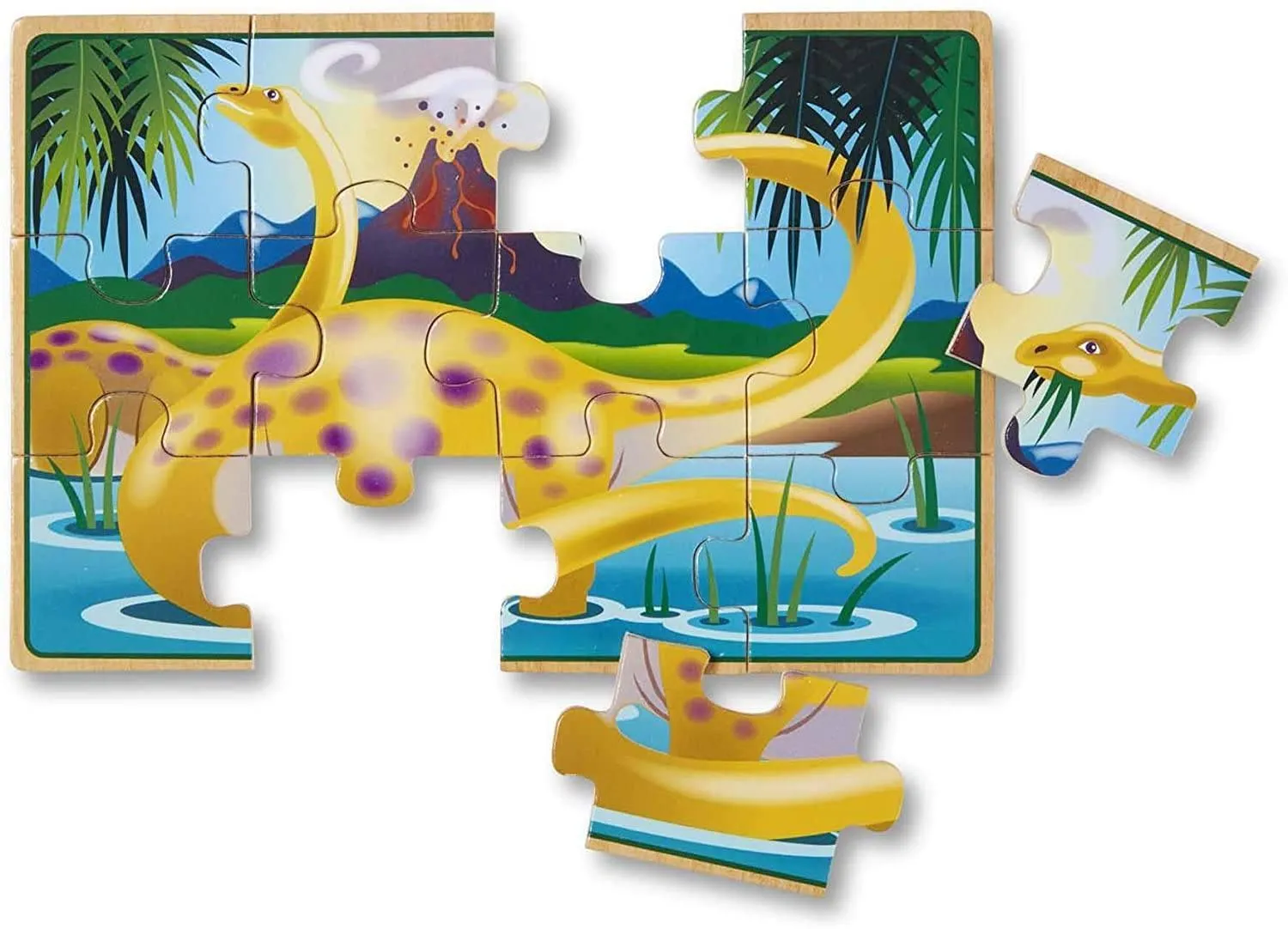 Melissa & Doug 13791 Dinosaurs Puzzles in a Box