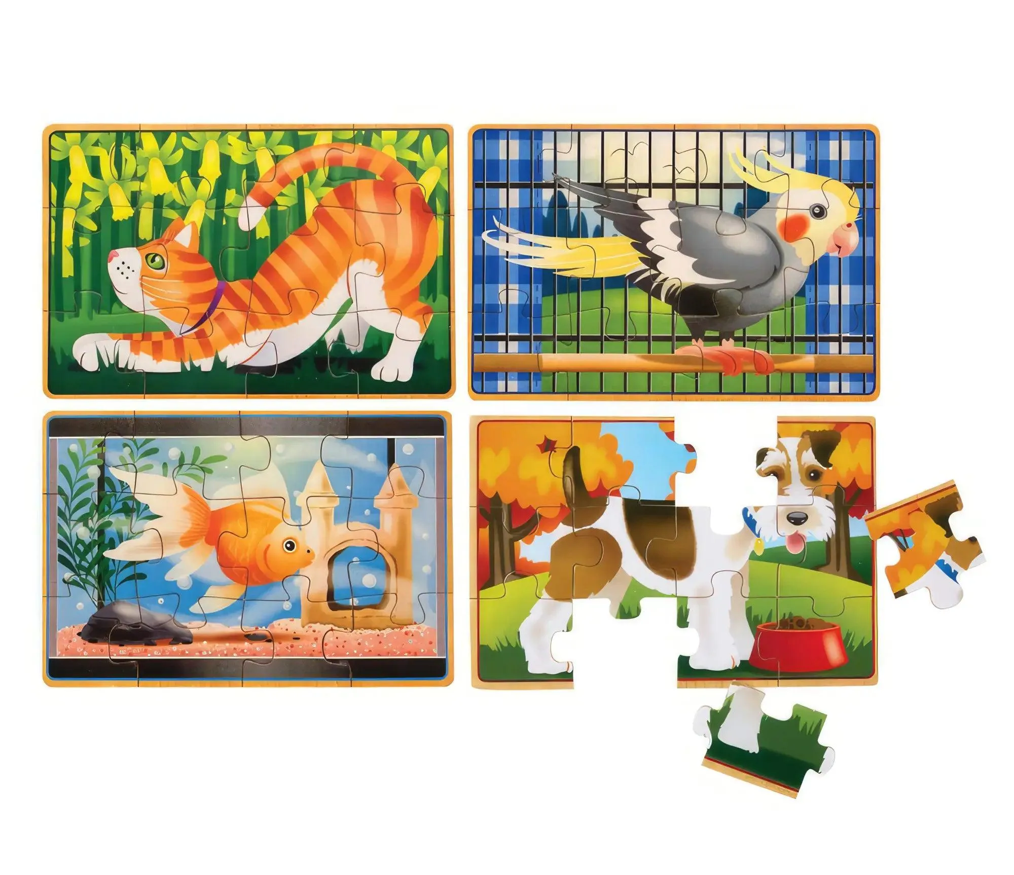 Melissa & Doug Pets Jigsaw Puzzles in a Box