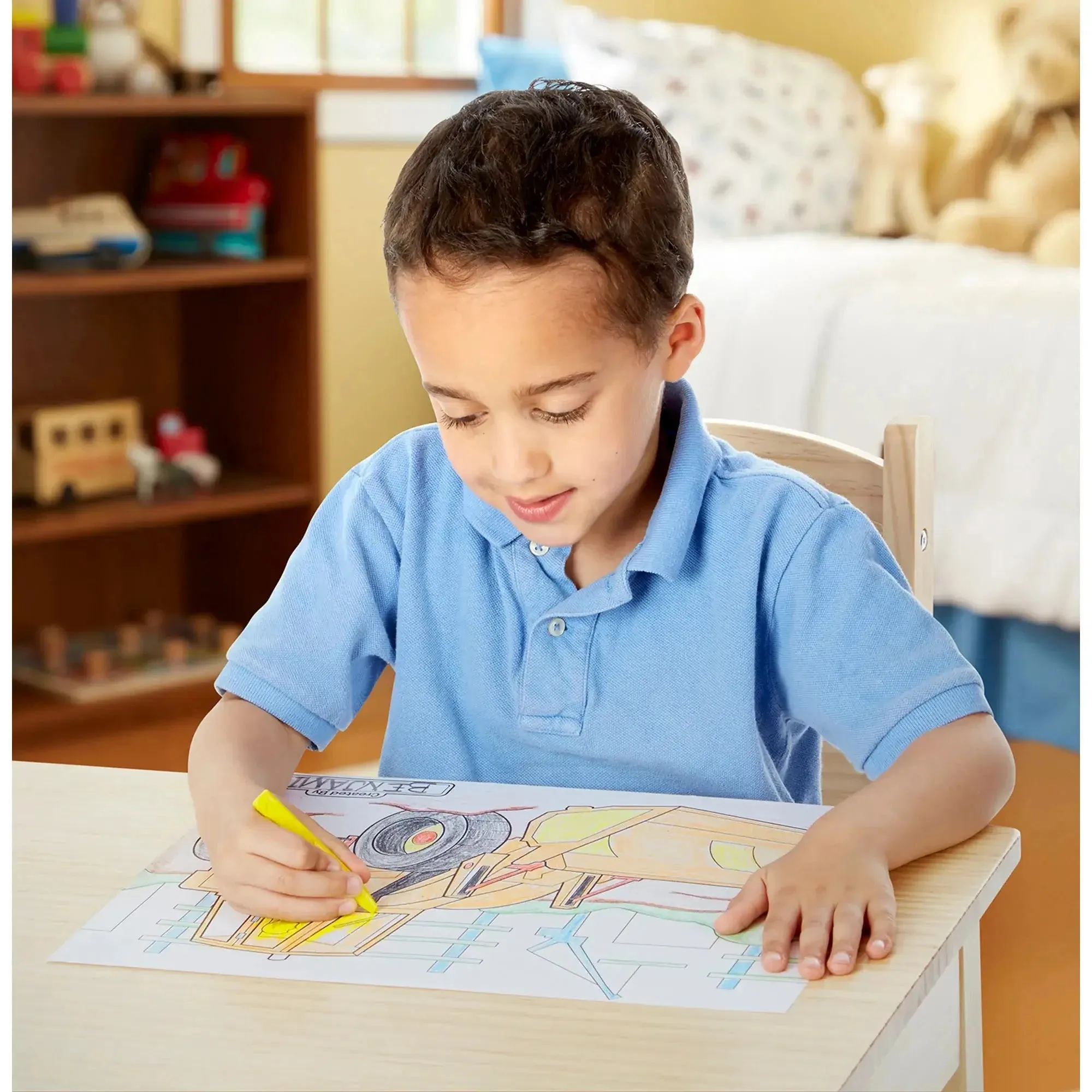 Melissa and Doug Blue Jumbo Coloring Pad