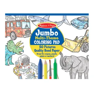 Melissa and Doug Blue Jumbo Coloring Pad