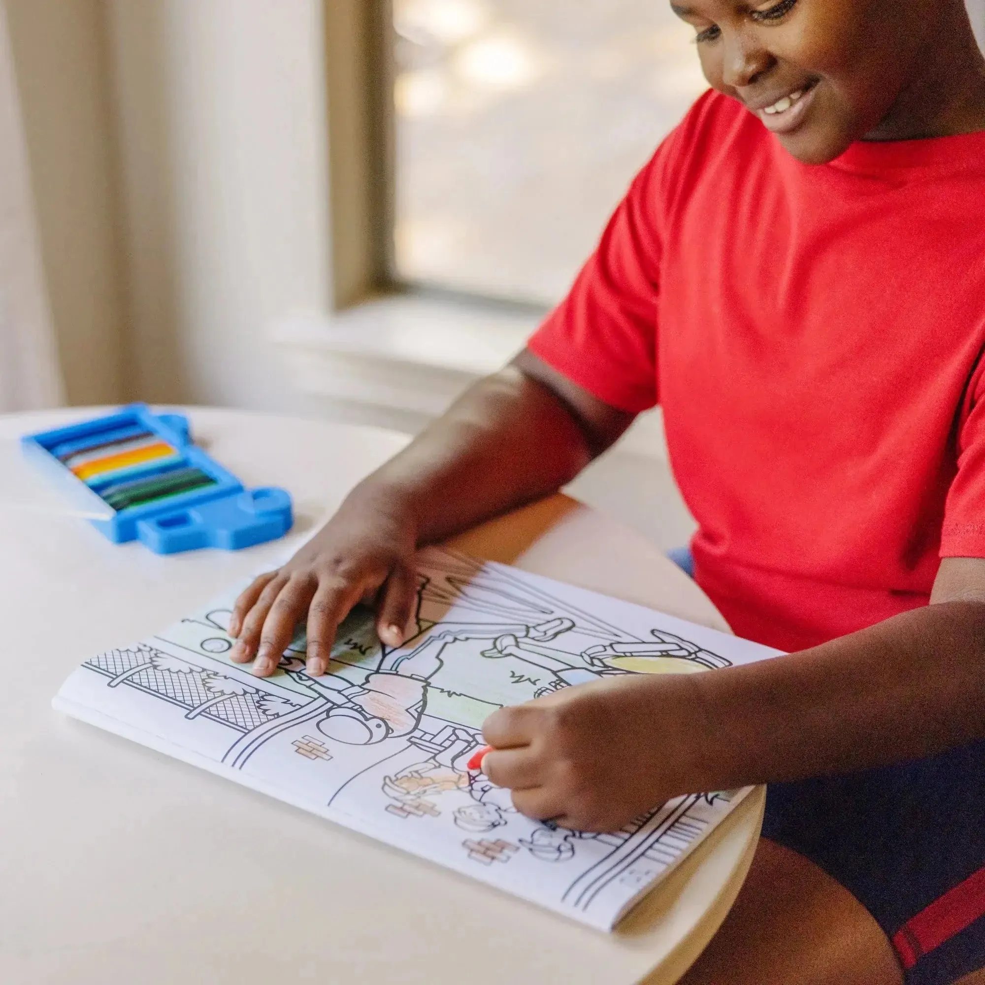 Melissa and Doug Blue Jumbo Coloring Pad