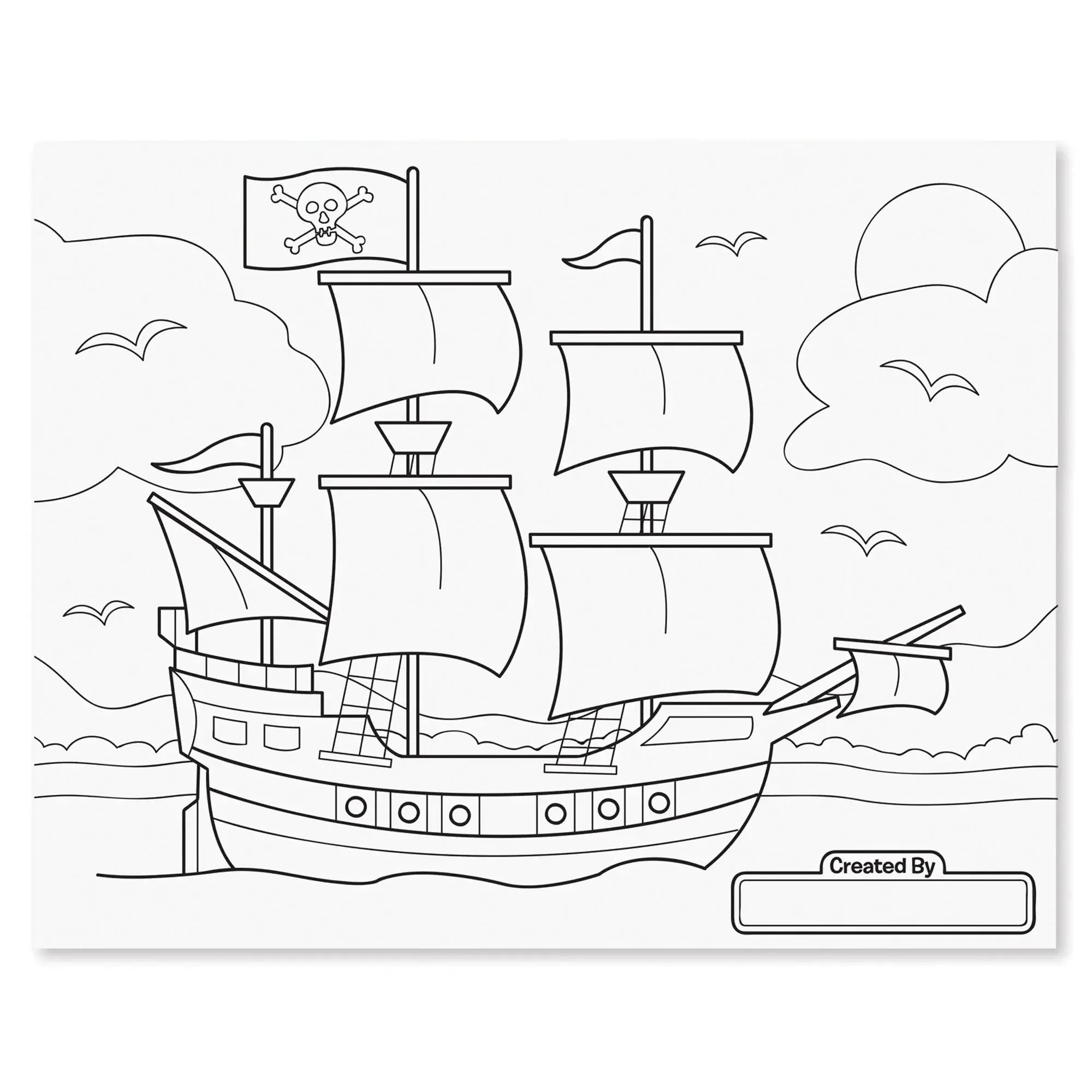 Melissa and Doug Blue Jumbo Coloring Pad