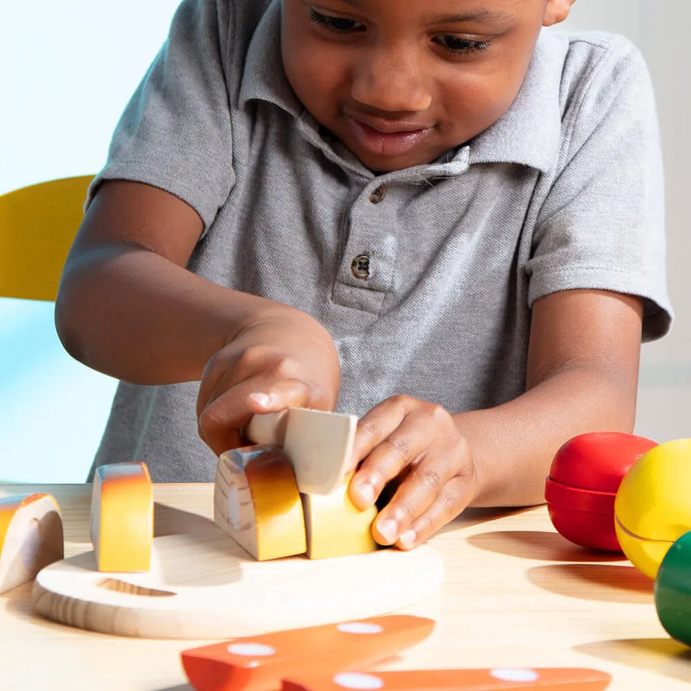 Melissa and Doug Cutting Food Wooden Food Play Set