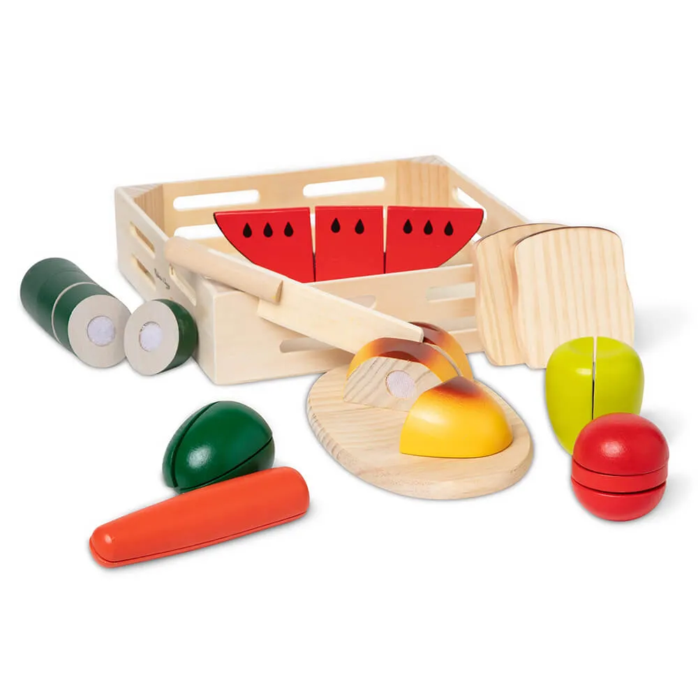 Melissa and Doug Cutting Food Wooden Food Play Set