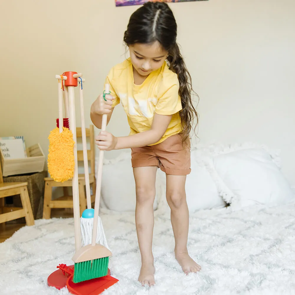 Melissa and Doug Dust, Sweep & Mop Play Set