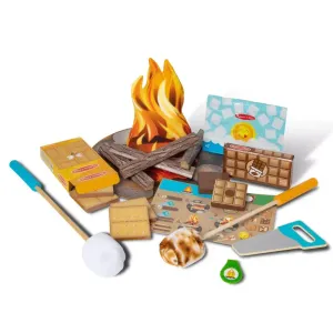 Melissa and Doug Let's Explore Campfire S'Mores Play Set