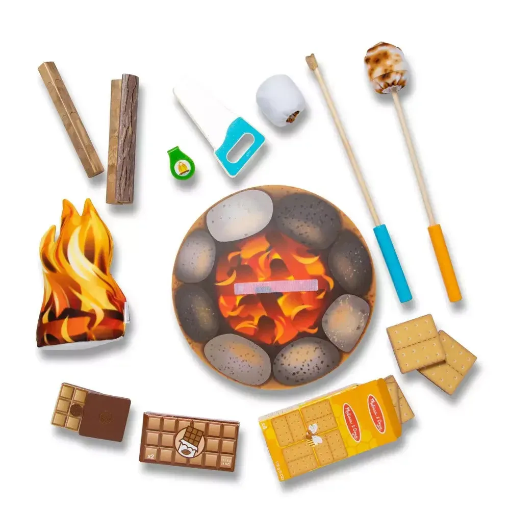 Melissa and Doug Let's Explore Campfire S'Mores Play Set