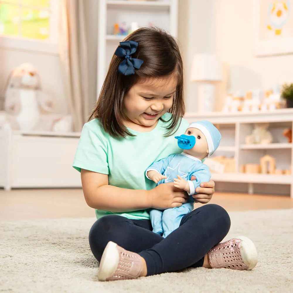 Melissa and Doug Mine to Love Jordan 12 Inch Baby Doll