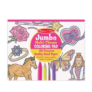 Melissa and Doug Pink Jumbo Coloring Pad