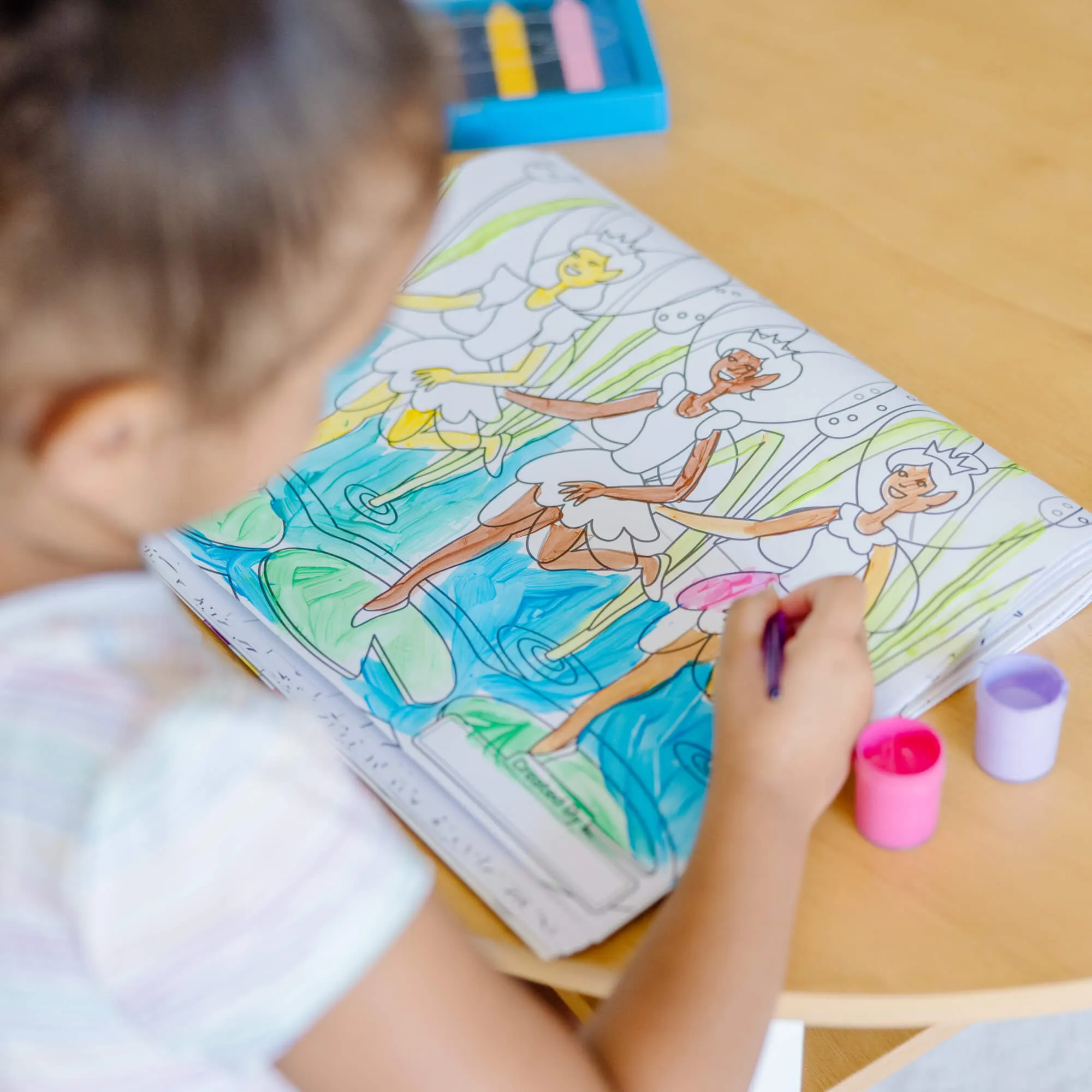 Melissa and Doug Pink Jumbo Coloring Pad