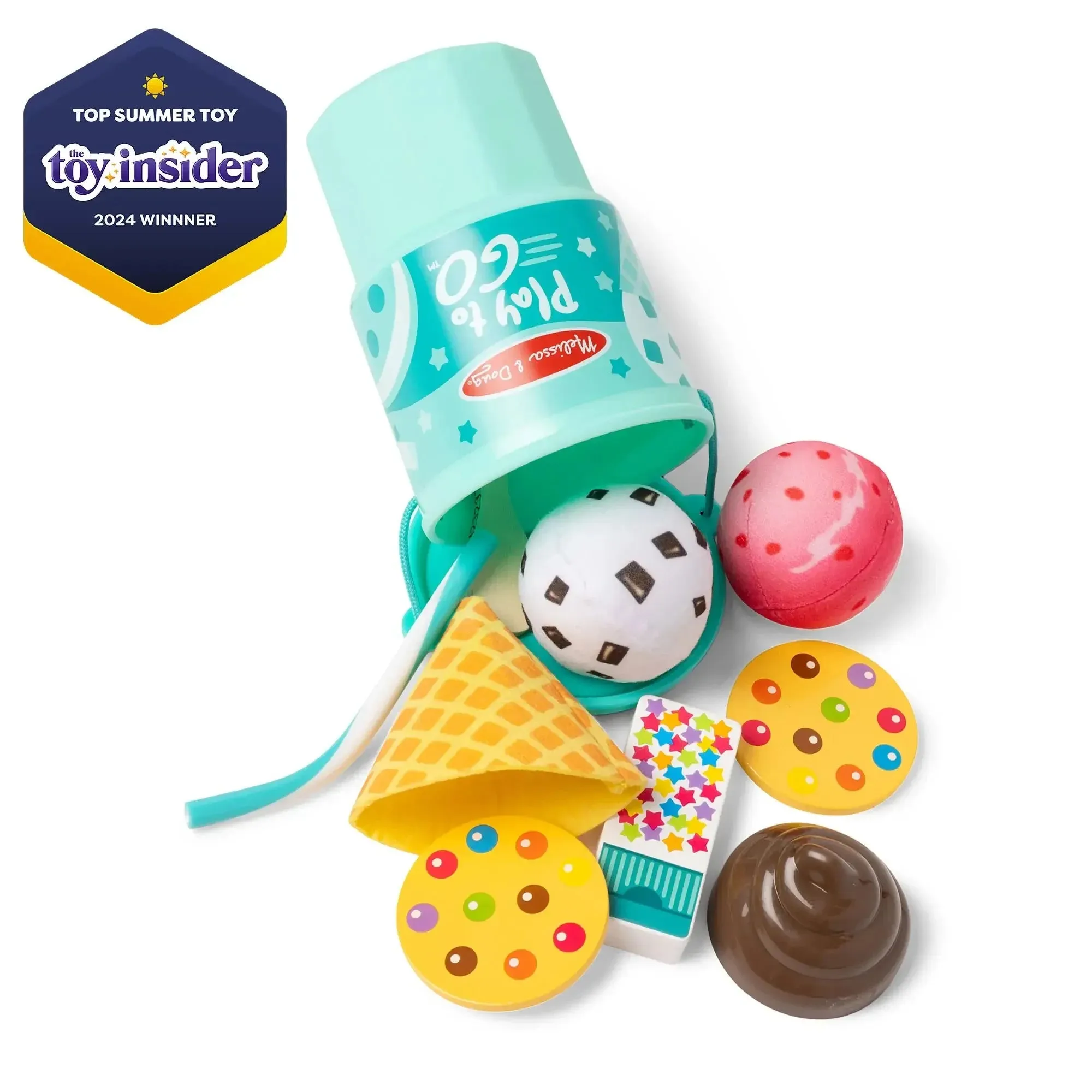 Melissa and Doug Play to Go Ice Cream Play Set