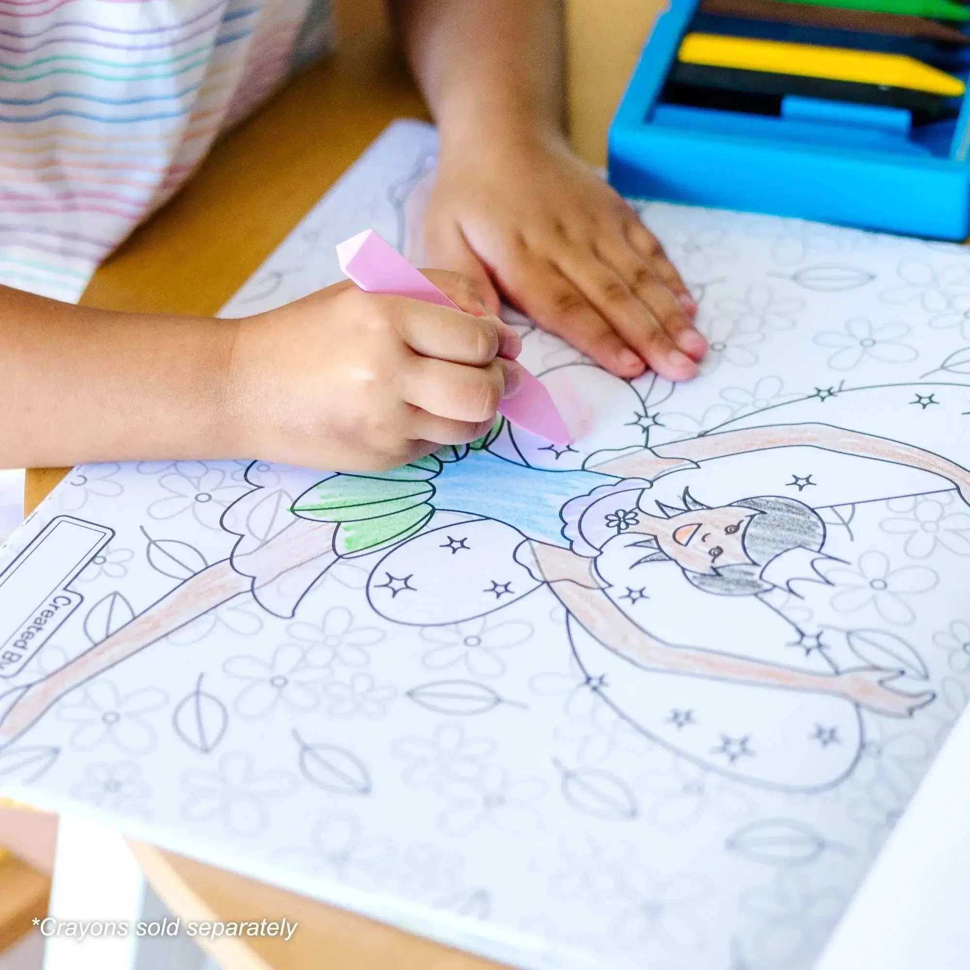 Melissa and Doug Princess and Fairy Jumbo Coloring Pad