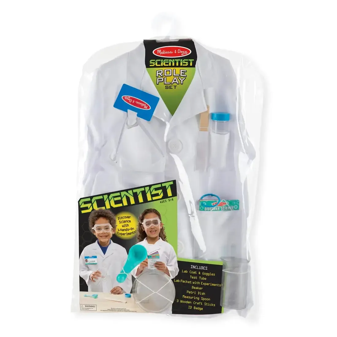 Melissa and Doug Scientist Role Play Costume Set