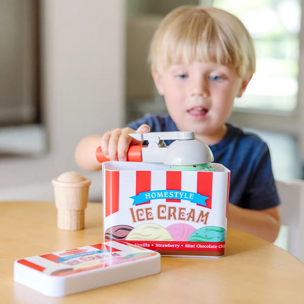 Melissa and Doug Scoop & Stack Ice Cream Cone Play Set
