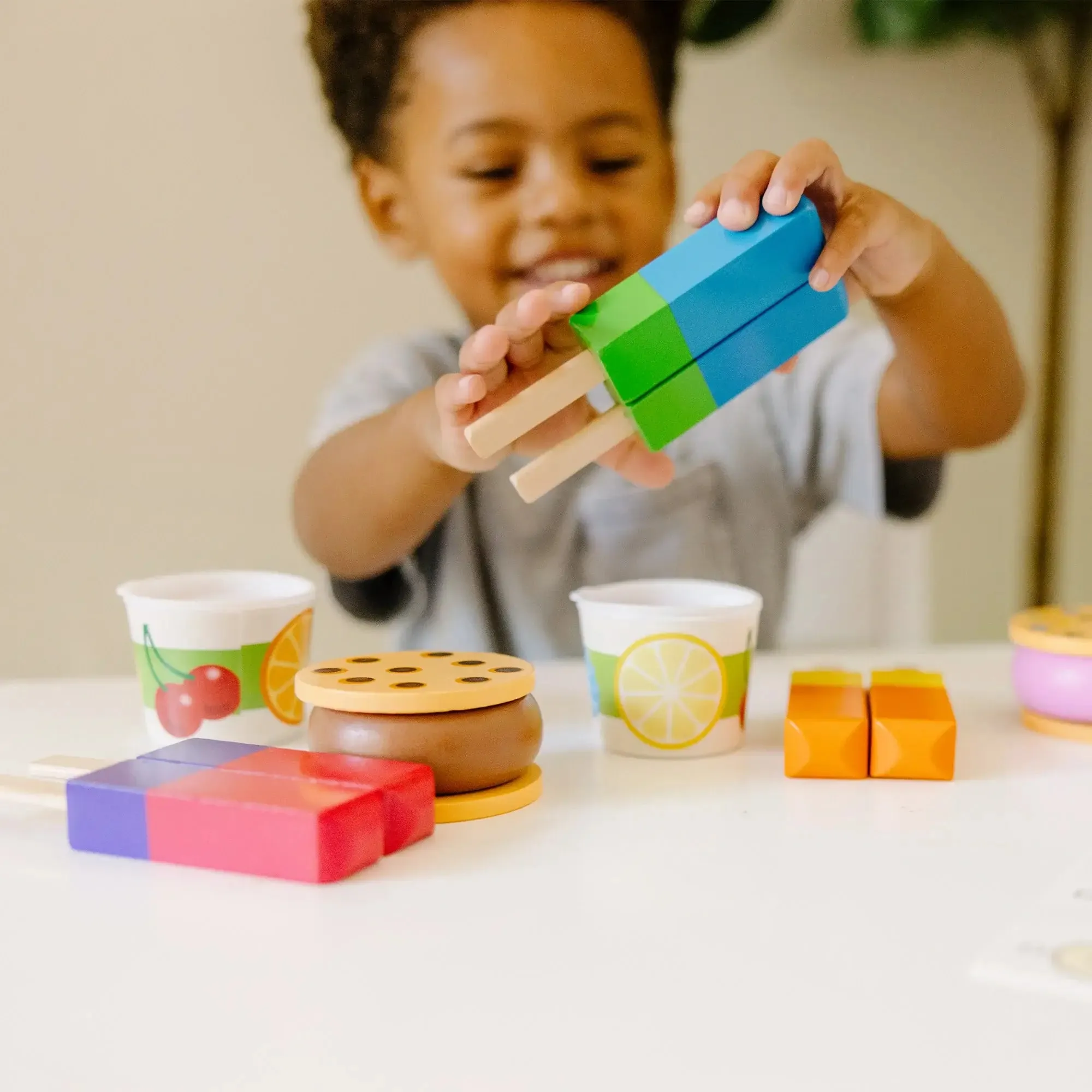 Melissa and Doug Wooden Frozen Treats Play Set