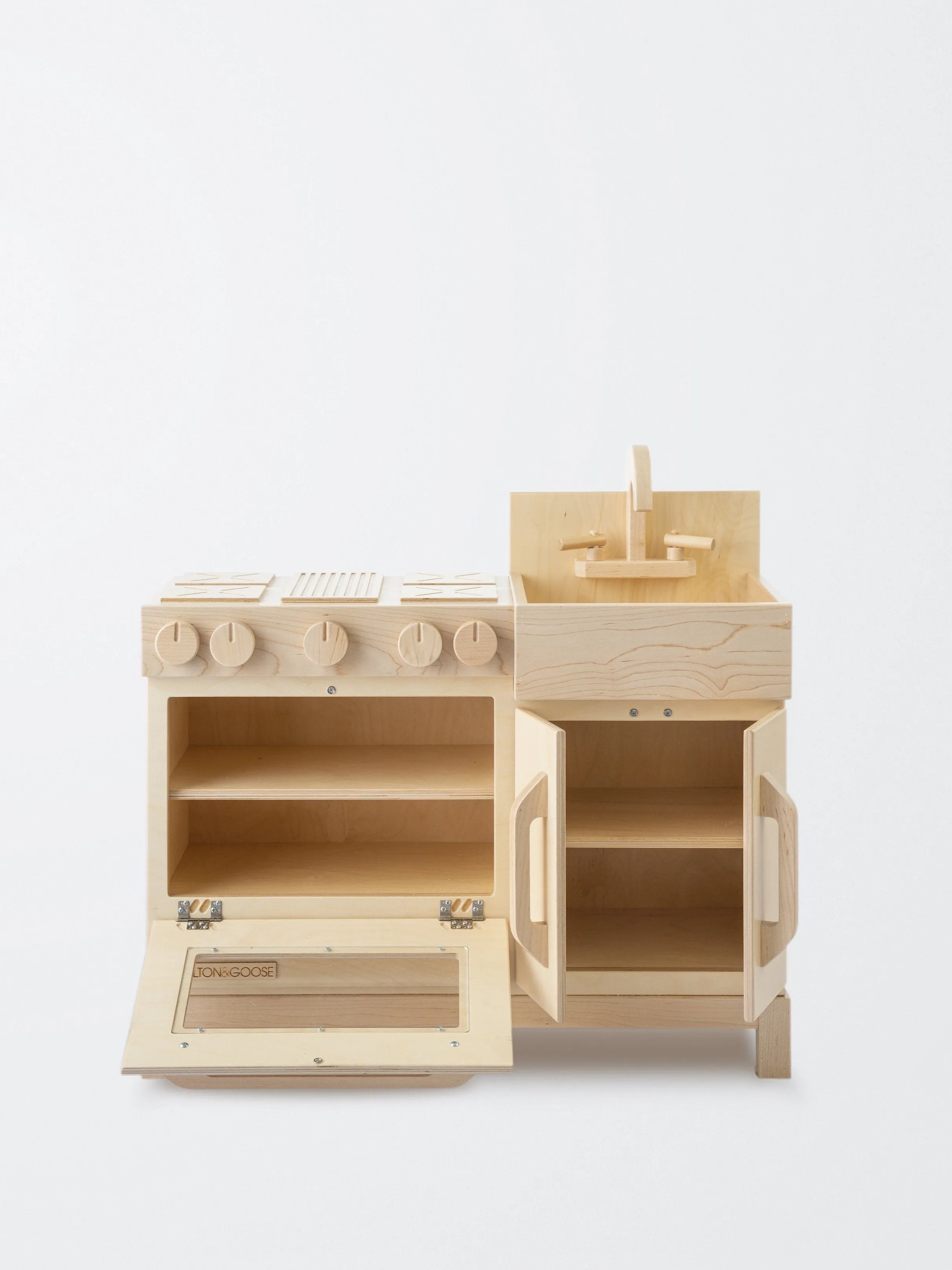 Milton & Goose Wooden Play Kitchen - Made in USA Odin Parker