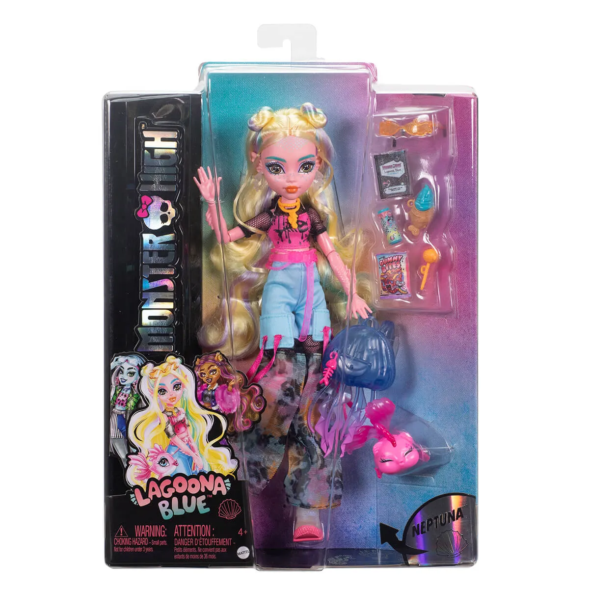 Monster High Lagoona Blue with Pet