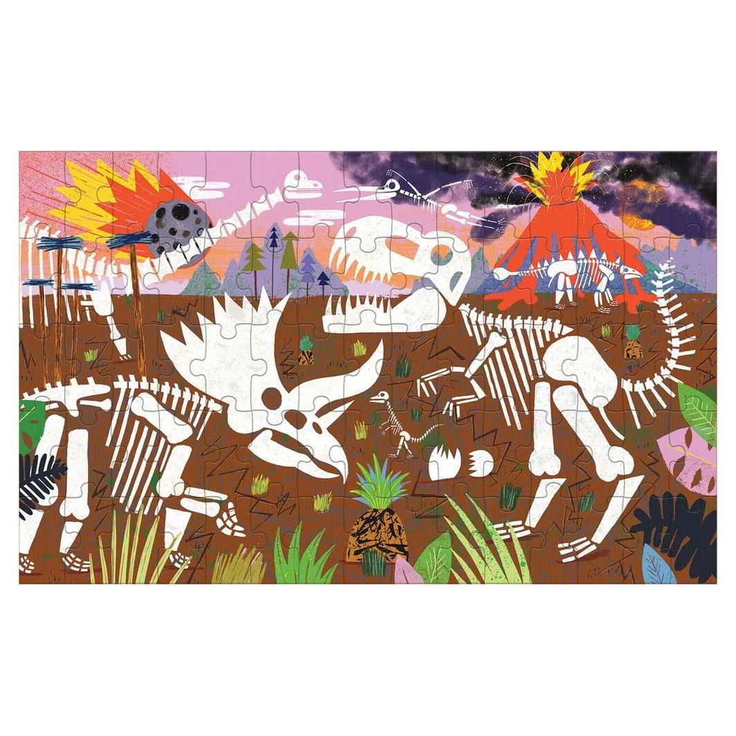 Mud Puppy 75 Piece Lenticular Puzzle Dinosaur Roar!