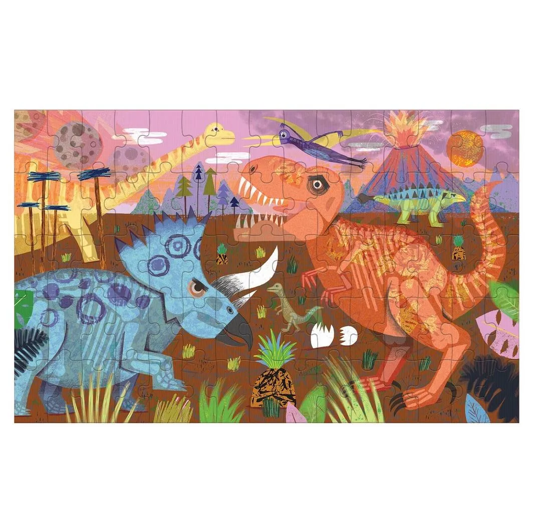 Mud Puppy 75 Piece Lenticular Puzzle Dinosaur Roar!