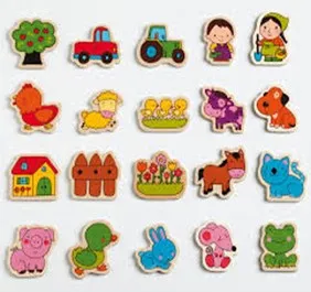 Nathan Mag Act-Farm Magnets Wise - Kids Toys