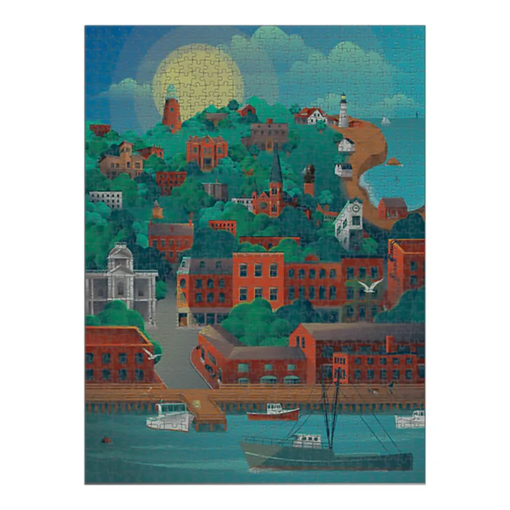 New England Puzzle Works Portland, Maine 1000 Piece Jigsaw Puzzle