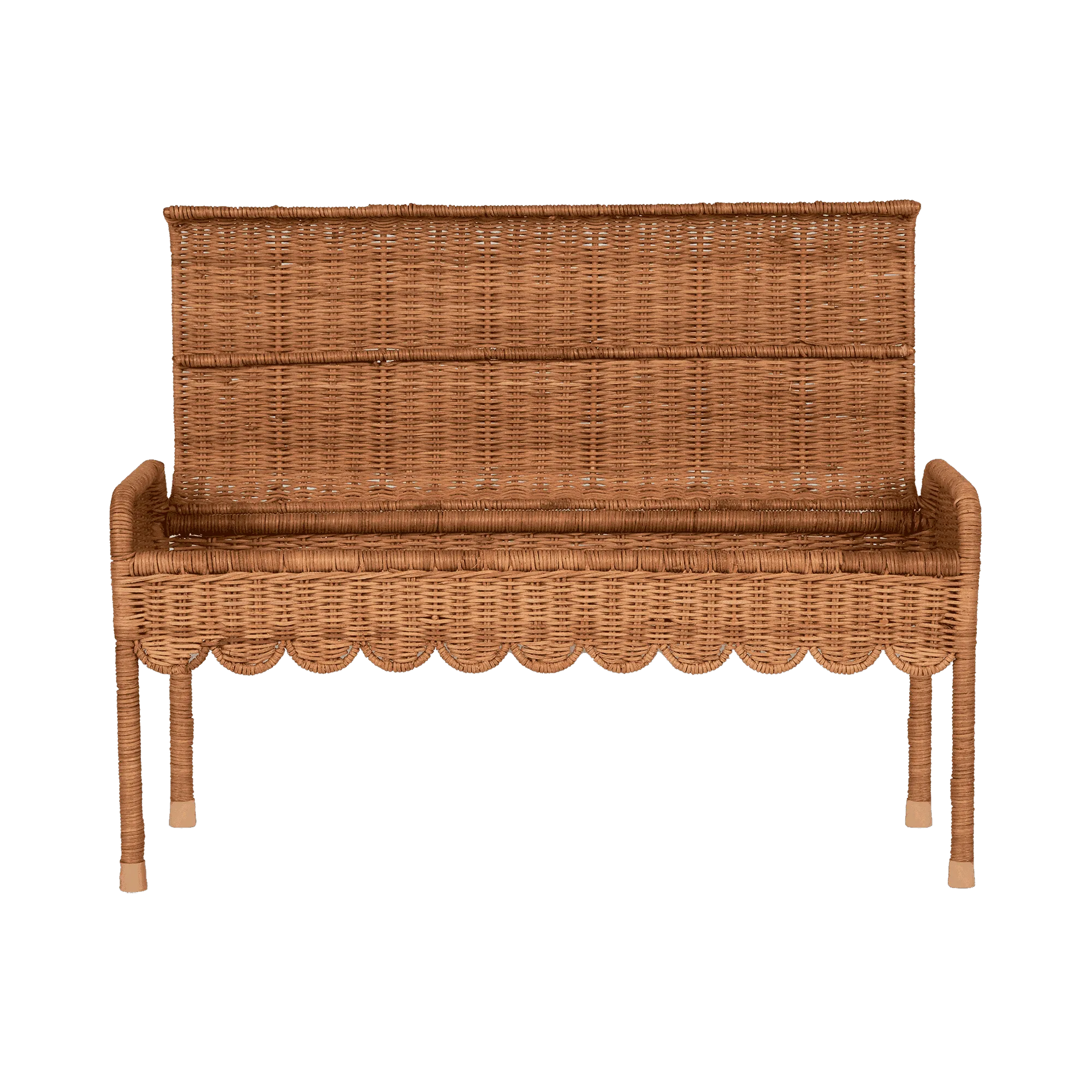Olli Ella Rattan | Petal Storie Bench | Natural
