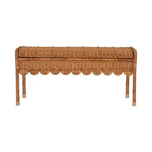 Olli Ella Rattan | Petal Storie Bench | Natural