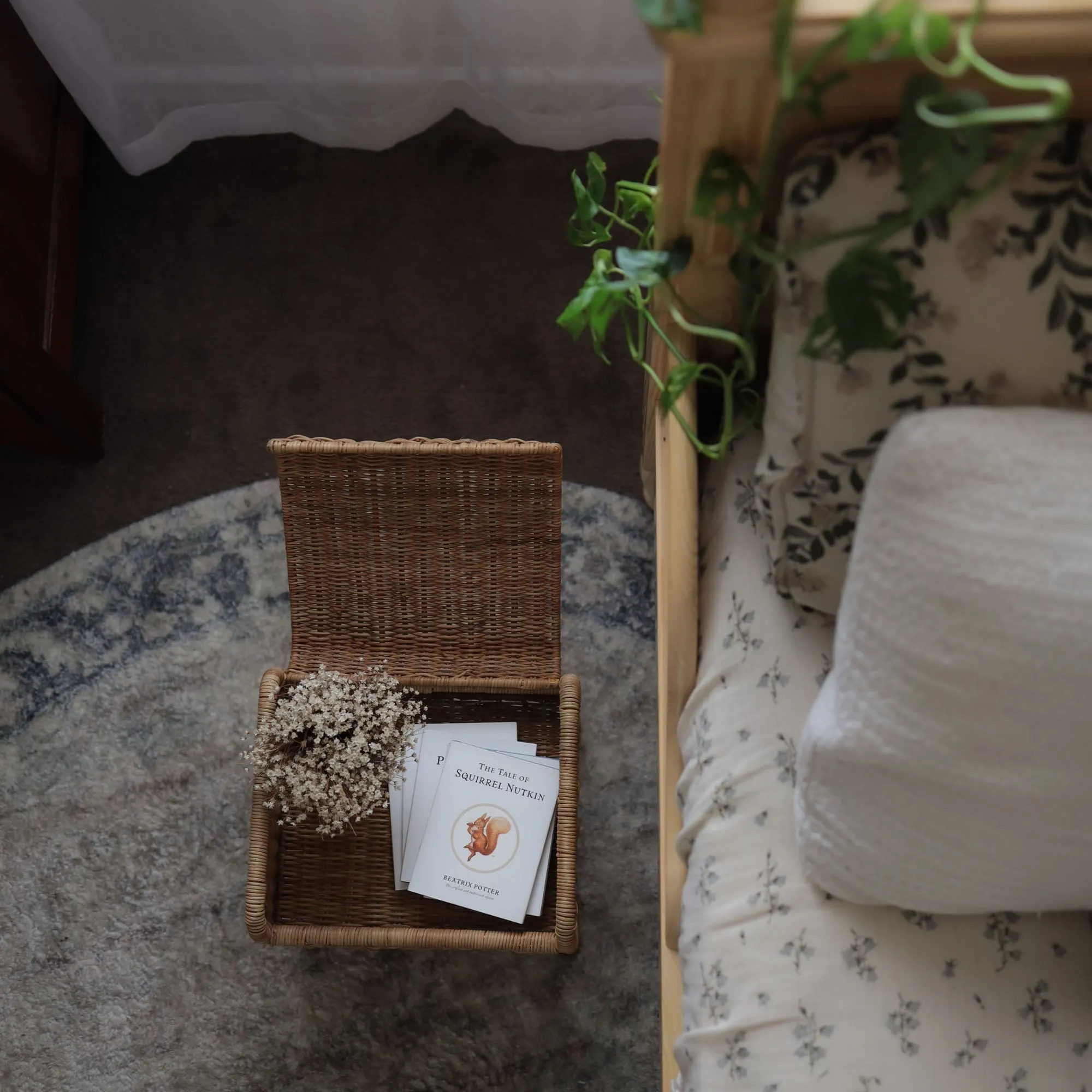 Olli Ella Rattan | Petal Storie Stool | Natural
