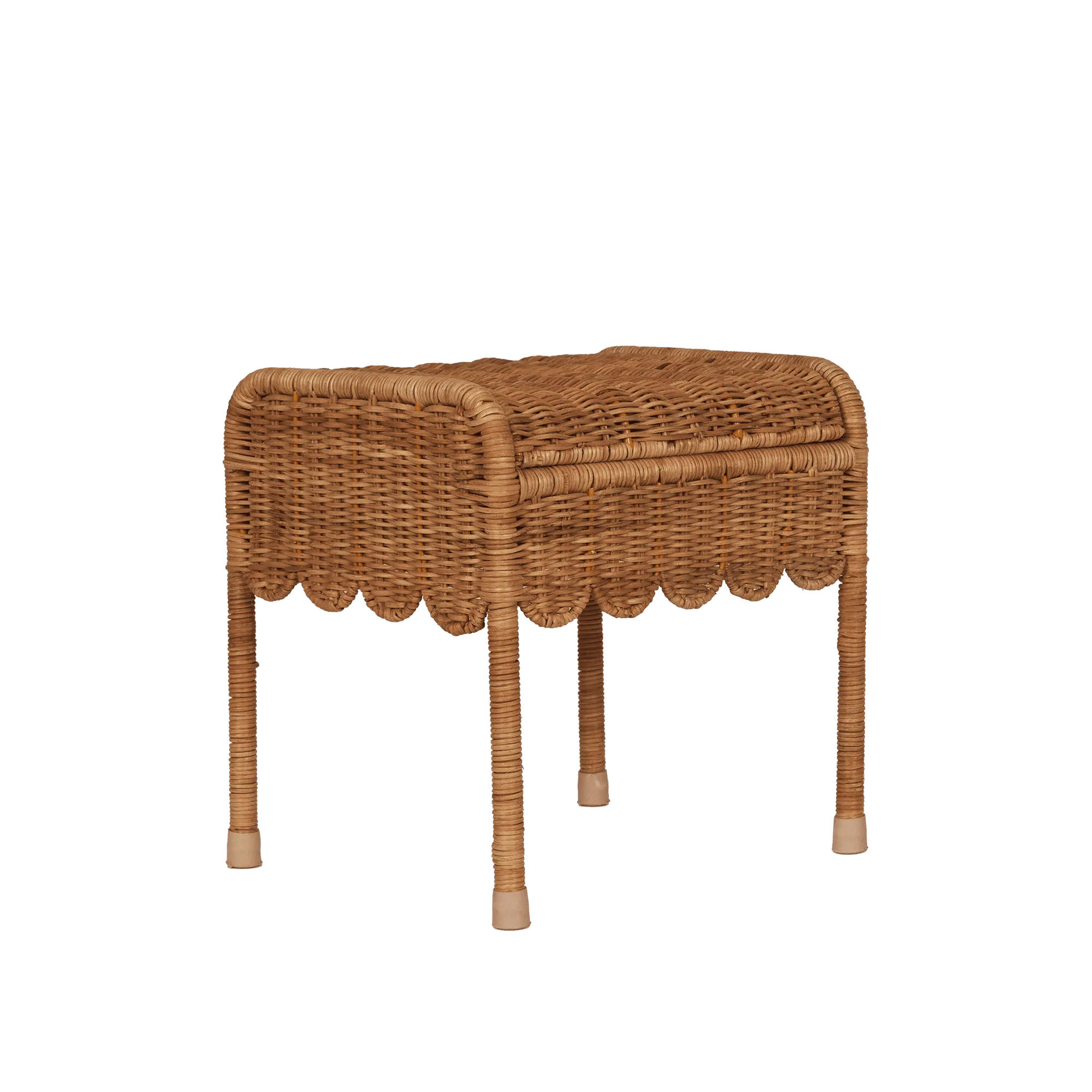 Olli Ella Rattan | Petal Storie Stool | Natural