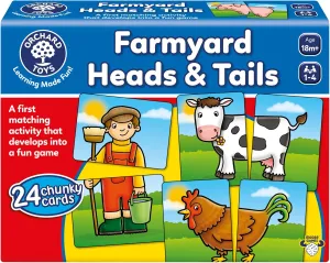 Orchard Toys 018 Farmyard Heads & Tails Wise - Kids Toys
